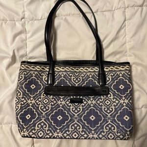 Brighton Blue And Cream Tote Bag